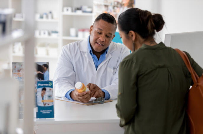 Pharmacist counselling.